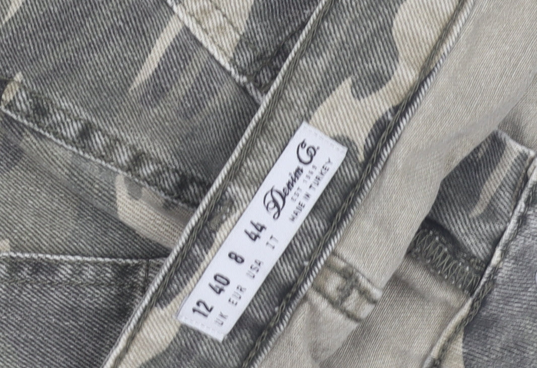 Denim Co Women's Camouflage Cut-Off Shorts Size 12