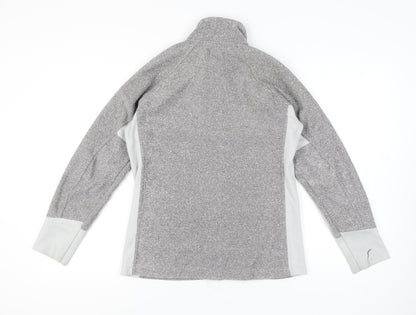 OEX Women's Grey Basic Jacket Size 14 with Zip Pockets