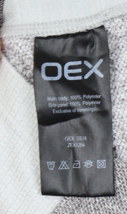 OEX Women's Grey Basic Jacket Size 14 with Zip Pockets