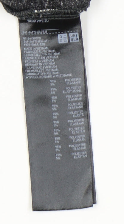 Uniqlo Men's XL Grey Long Sleeve Crew Neck T-Shirt