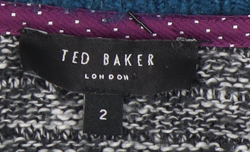 Ted Baker Men's Grey Pullover, Size S, Chunky Knit