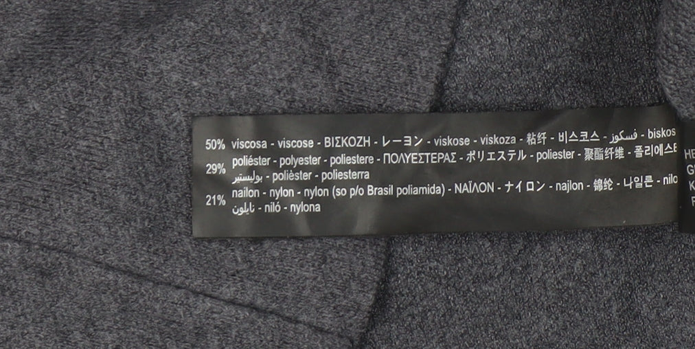 Womens UK Size 10 Zara Grey Pullover Jumper