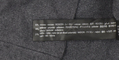 Womens UK Size 10 Zara Grey Pullover Jumper