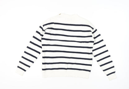 Womens UK Size S Marks and Spencer Ivory Pullover Jumper
