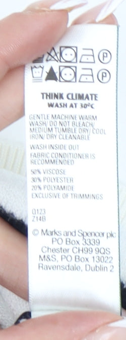 Womens UK Size S Marks and Spencer Ivory Pullover Jumper