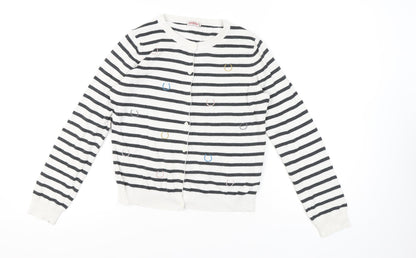 Cath Kidston Women's Striped Cardigan Multicoloured Size S