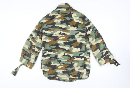 Womens UK Size UK 4 ASOS Multicoloured Military Jacket