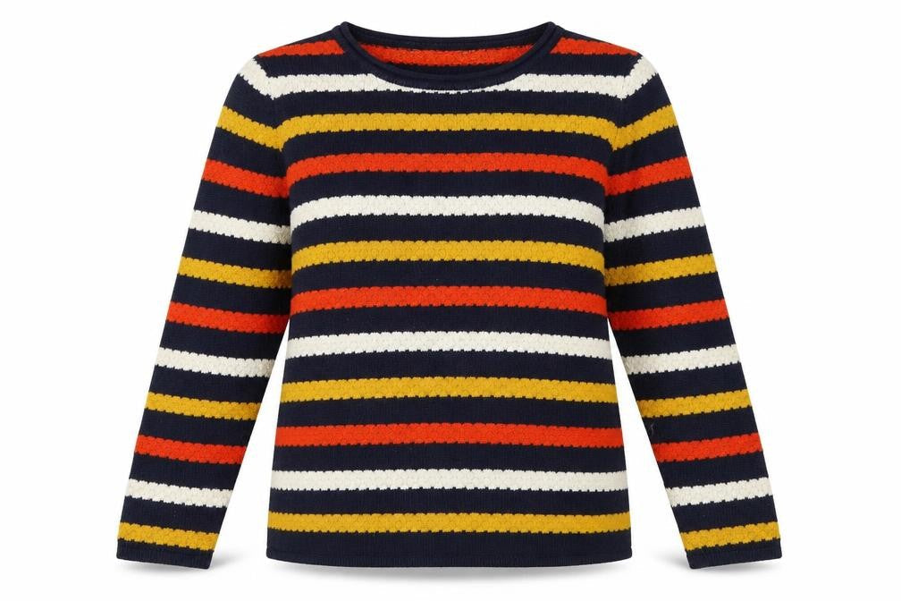 Womens UK Size M Isle Multicoloured Pullover Jumper