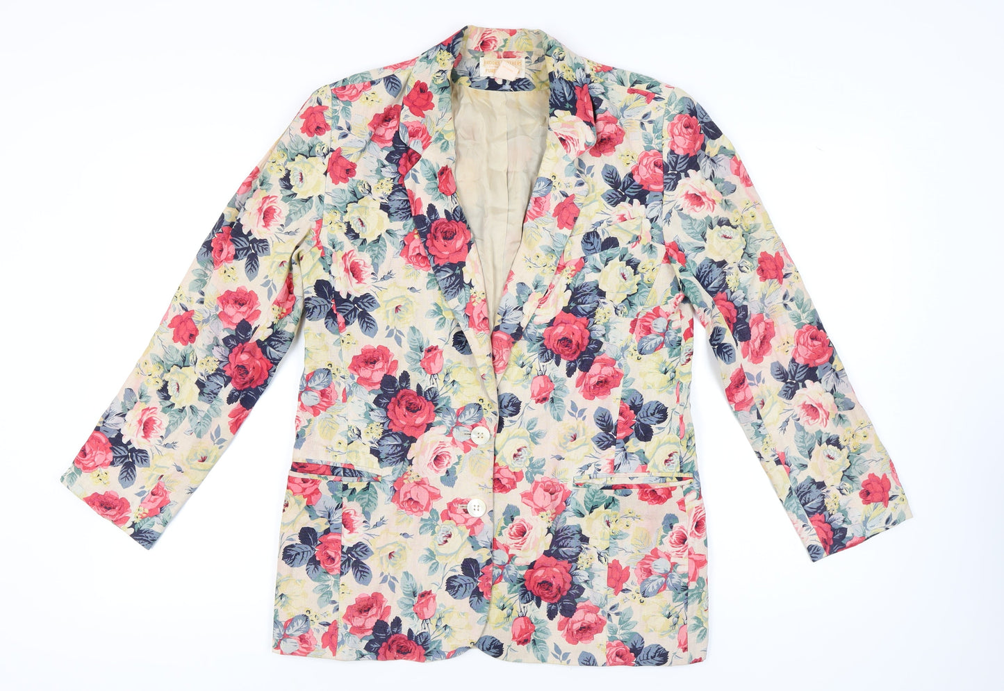 Womens UK Size 8 Brooks Brothers Regular Multicoloured Blazer