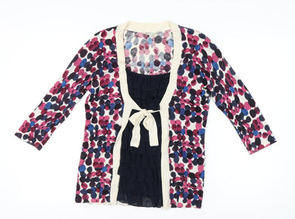 Laura Ashley Women's Multicoloured Cardigan Size 16