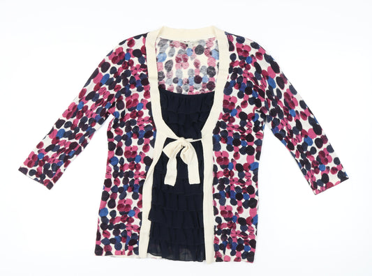 Laura Ashley Women's Multicoloured Cardigan Size 16