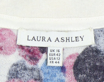 Laura Ashley Women's Multicoloured Cardigan Size 16
