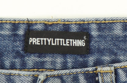 PrettyLittleThing Women's Blue Straight Jeans Size 6