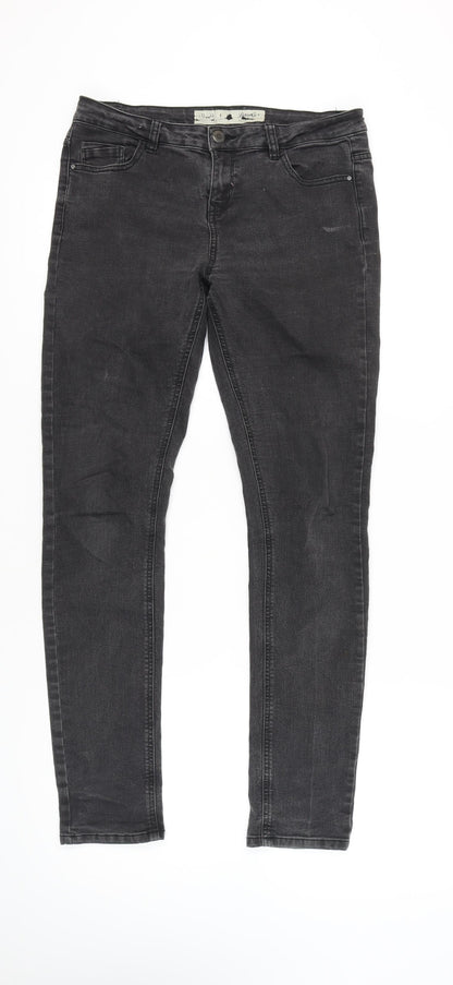 Denim Co. Women's Black Skinny Jeans Size 12