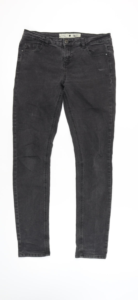 Denim Co. Women's Black Skinny Jeans Size 12