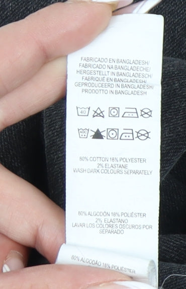 Denim Co. Women's Black Skinny Jeans Size 12