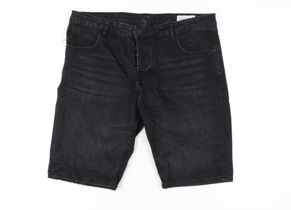 Denim Co. Men's Black Denim Shorts - Size 38
