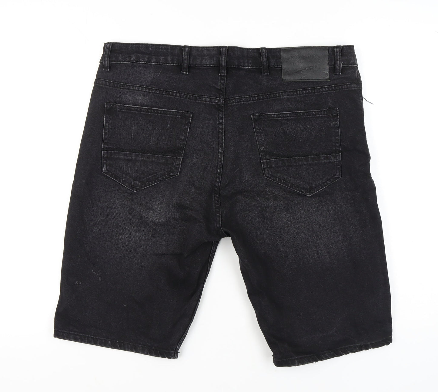 Denim Co. Men's Black Denim Shorts - Size 38