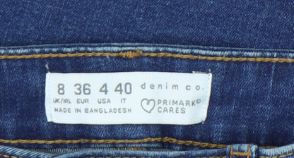 Primark Women's Blue Skinny Jeans Size 8