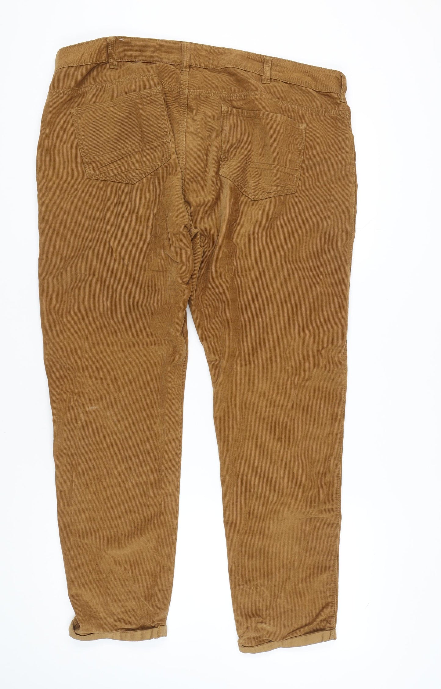 Denim Co Men's Brown Corduroy Trousers Size 40