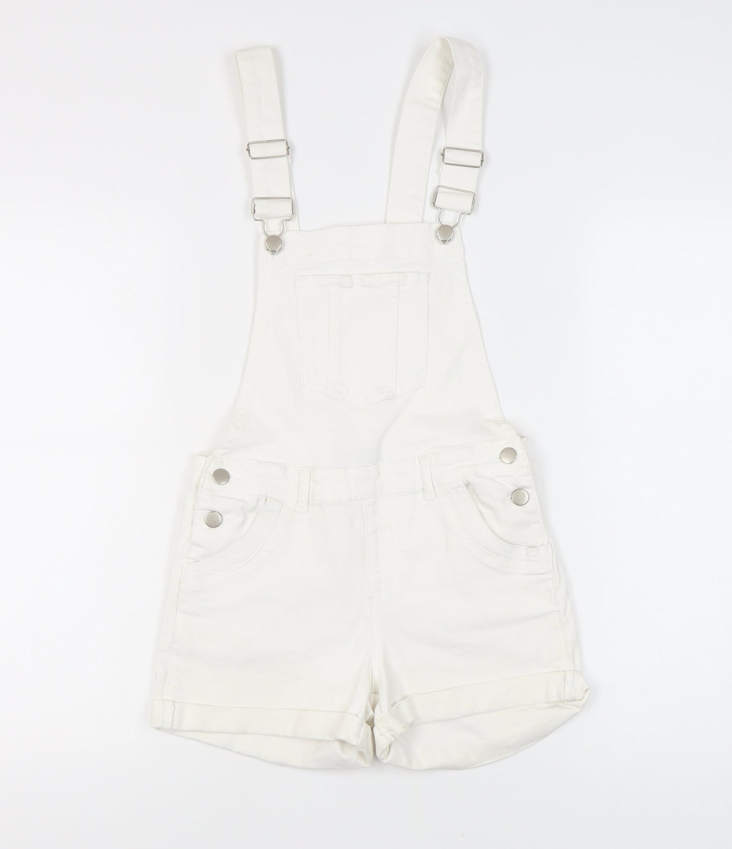 Select Women's White Dungaree in Denim Size 6