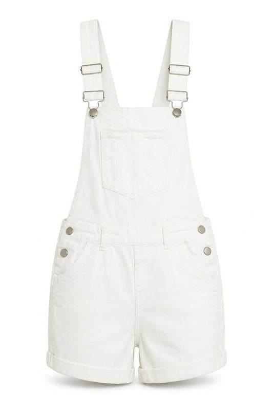 Womens UK Size 6 Select  White Dungaree