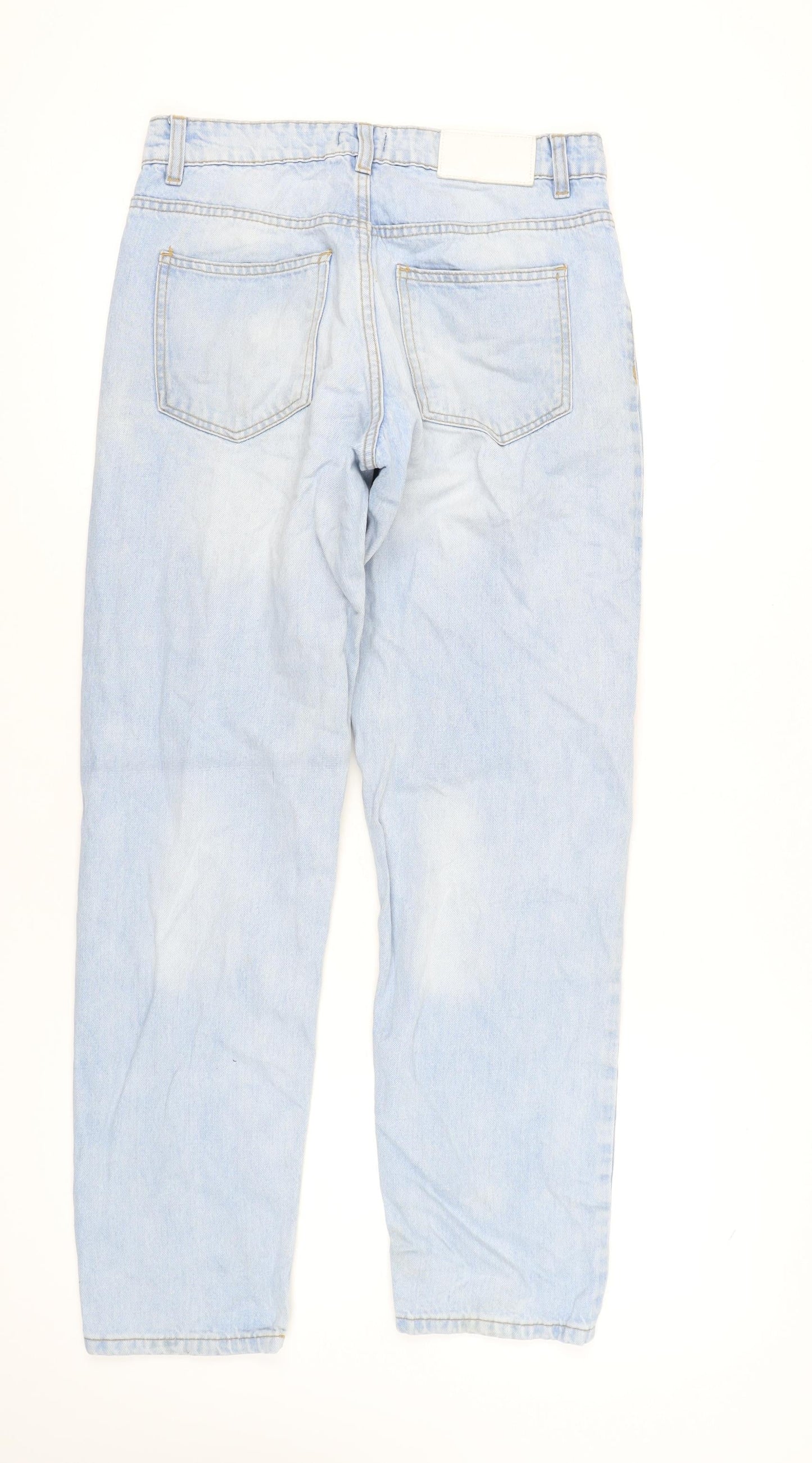 boohooMAN Men's Blue Straight Jeans Size 30