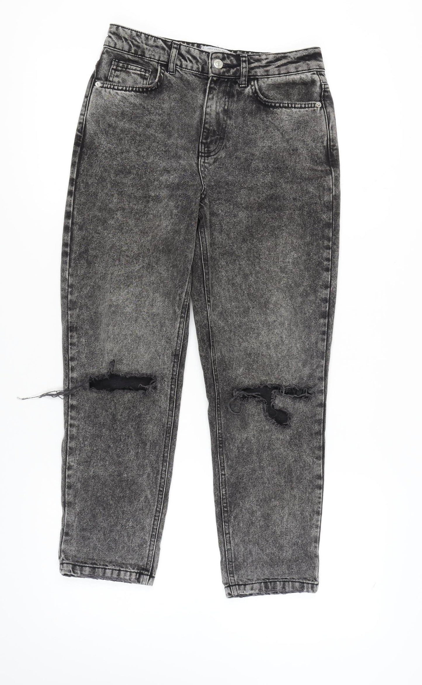 New Look Women's Grey Petite Tori Jeans Size 10