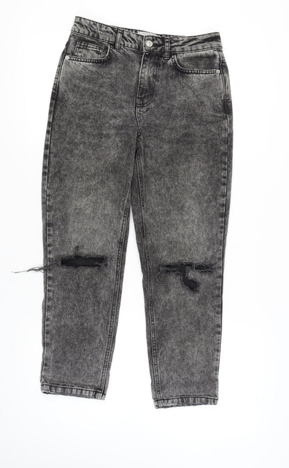 New Look Women's Grey Petite Tori Jeans Size 10