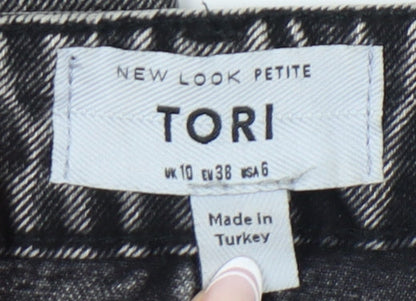 New Look Women's Grey Petite Tori Jeans Size 10