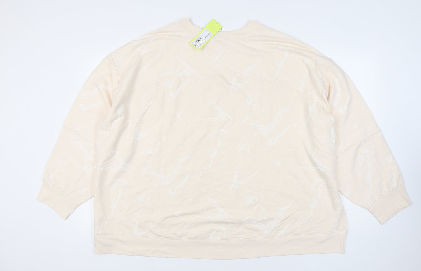 All in Motion Women's 4XL Beige Crew Neck Sweatshirt