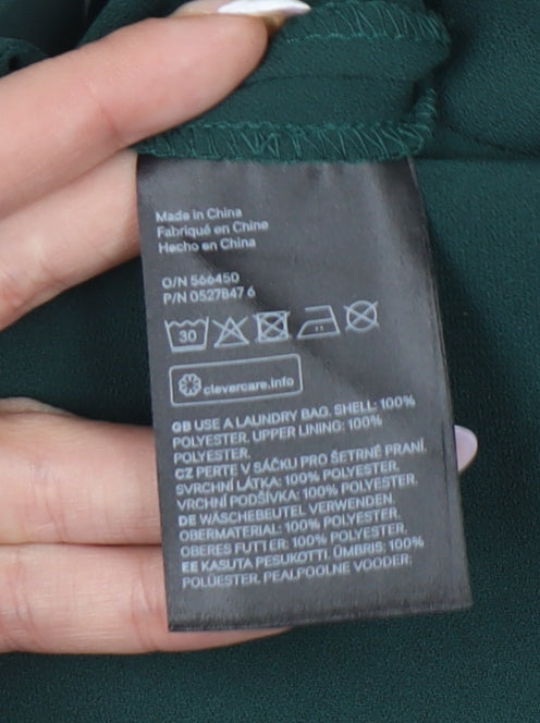 H&M Women's Green Off-Shoulder Jumpsuit Size 8