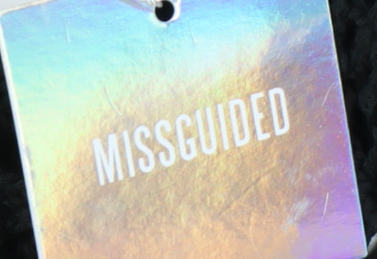 Missguided Women's Black Crochet Dress Size S