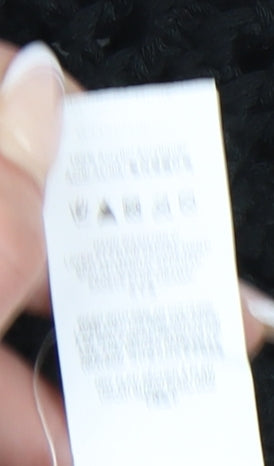 Missguided Women's Black Crochet Dress Size S