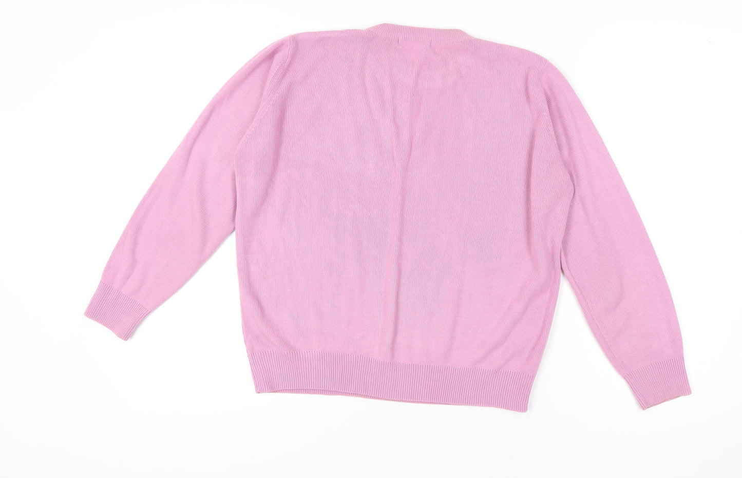 Womens UK Size 10 Berketex Pink Pullover Jumper