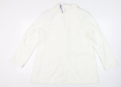 George Women's White Blazer Size 18