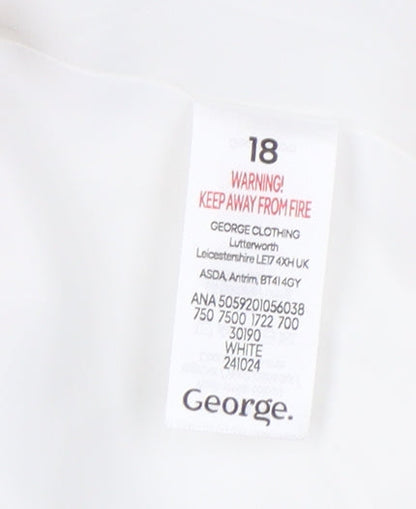 George Women's White Blazer Size 18
