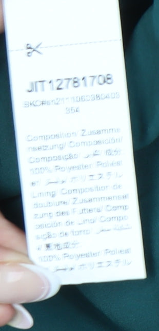 SHEIN Green Women's Halter Long Dress M