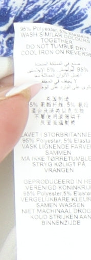 Missguided Women’s White Floral Shorts, Size 20, Plus Size