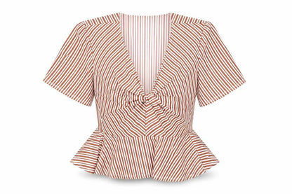 Womens UK Size 8 Miss Selfridge Multicoloured Wrap Blouse