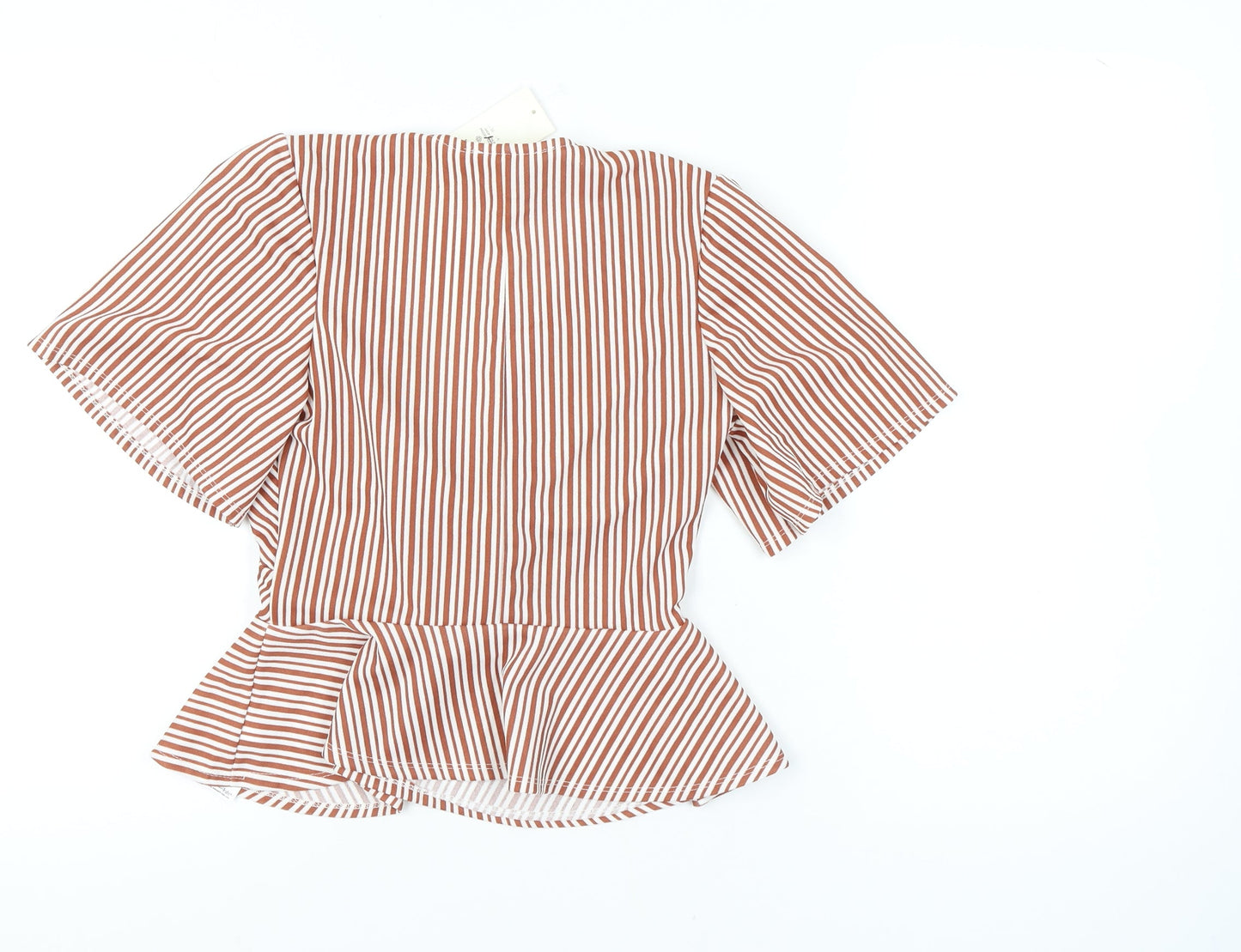 Miss Selfridge Women’s Striped Wrap Blouse Size 8