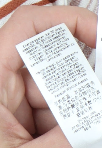 Miss Selfridge Women’s Striped Wrap Blouse Size 8