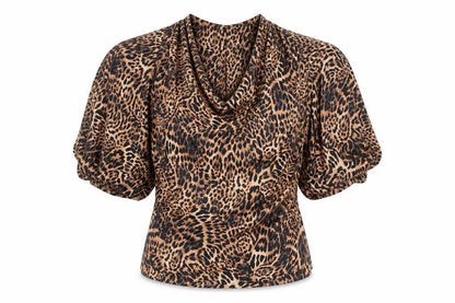 Womens UK Size 14 Marks and Spencer Brown Basic Blouse