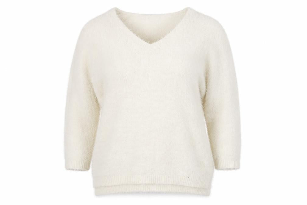 Womens UK Size 12 BHS Ivory Pullover Jumper