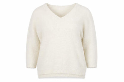 Womens UK Size 12 BHS Ivory Pullover Jumper