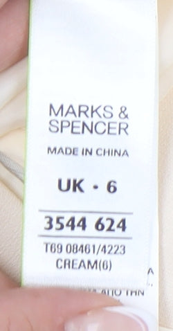 Marks and Spencer Women's Ivory Dress Size 6