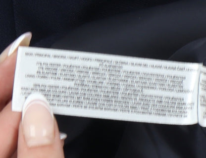 Primark Women's Blue Double-Breasted Blazer Size 14