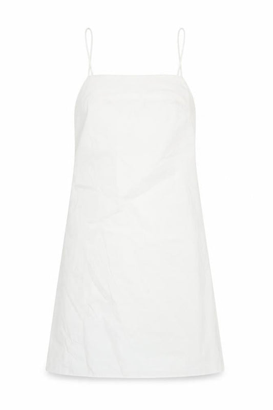 Front view of Zara Women's White XS Slip Dress