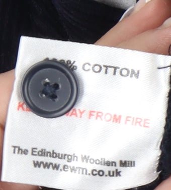 James Pringle Men's Black Corduroy Trousers