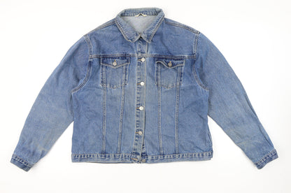 George Women's Blue Denim Jacket XL Casual